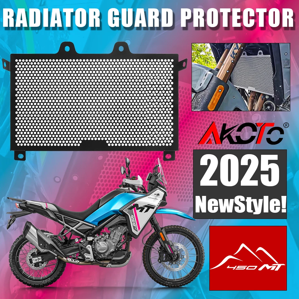 Motorcycles Radiator Guard Grille Grill Cover Protection FOR CFMOTO 450 MT Adventure 450MT MT450 2024 2025 Accessories
Motorcycles Radiator Guard Grille Grill Cover Protection FOR CFMOTO 450 MT Adventure 450MT MT450 2024 2025 Accessories