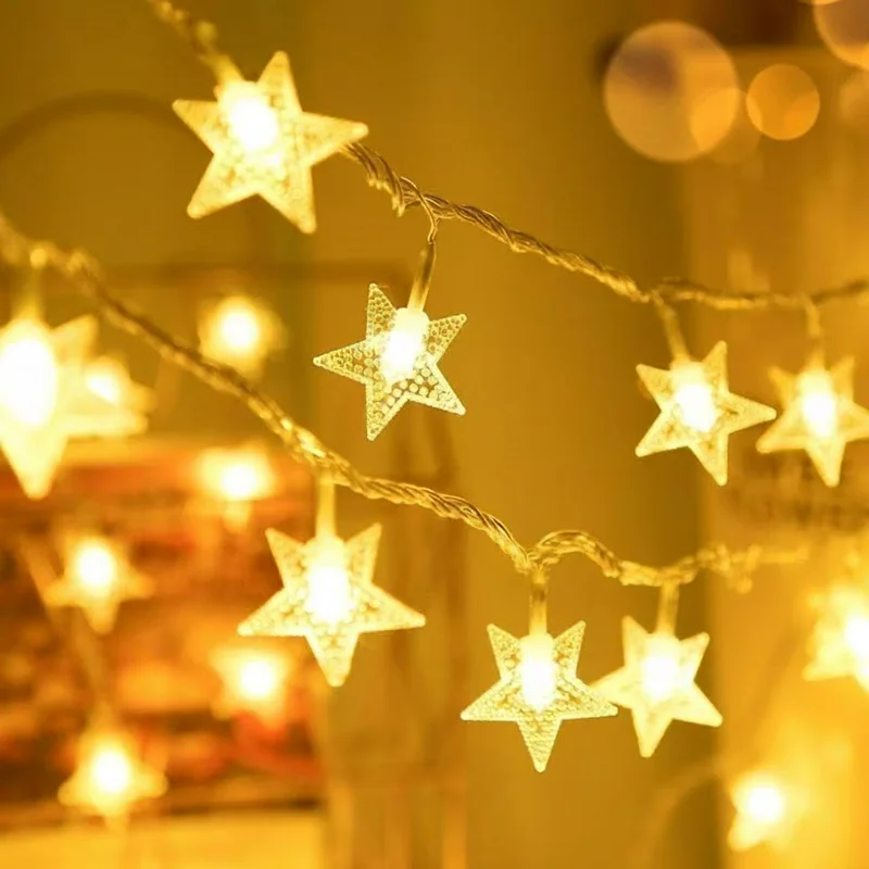LED Star Fairy Lamp String Fairy Hanging Lamp for Home Garden Camping Decor
LED Star Fairy Lamp String Fairy Hanging Lamp for Home Garden Camping Decor