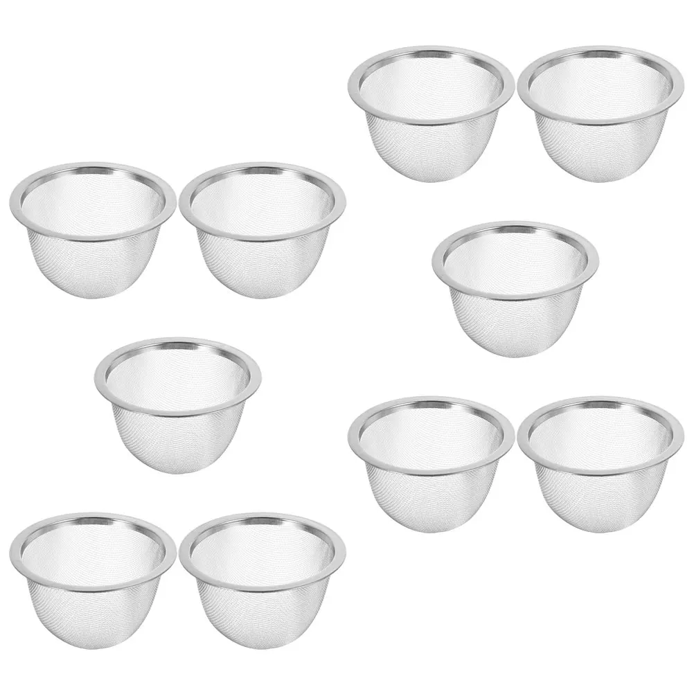 10 Pcs Stainless Tea Leak Diffuser Filter Loose Leaves Cone Steel Cute Teapot Make
10 Pcs Stainless Tea Leak Diffuser Filter Loose Leaves Cone Steel Cute Teapot Make