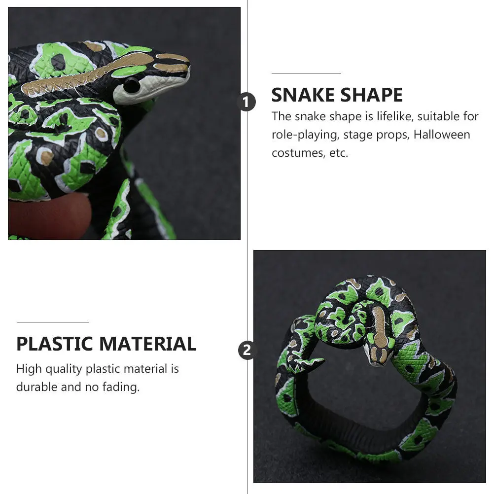 4Pcs Creative Snake Bracelet Artificial Scary Creepy Hand-Worn Party Prop Perfect for Halloween Costume Carnival Trick Fun Decor
4Pcs Creative Snake Bracelet Artificial Scary Creepy Hand-Worn Party Prop Perfect for Halloween Costume Carnival Trick Fun Decor