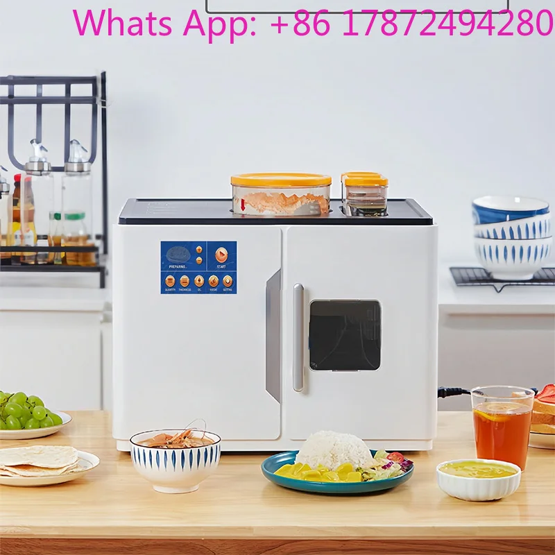 Fully Automatic Flatbread Maker Thin Pancake and Corn Tortilla Machine Automatic Programmable Handheld Pancake Maker
Fully Automatic Flatbread Maker Thin Pancake and Corn Tortilla Machine Automatic Programmable Handheld Pancake Maker