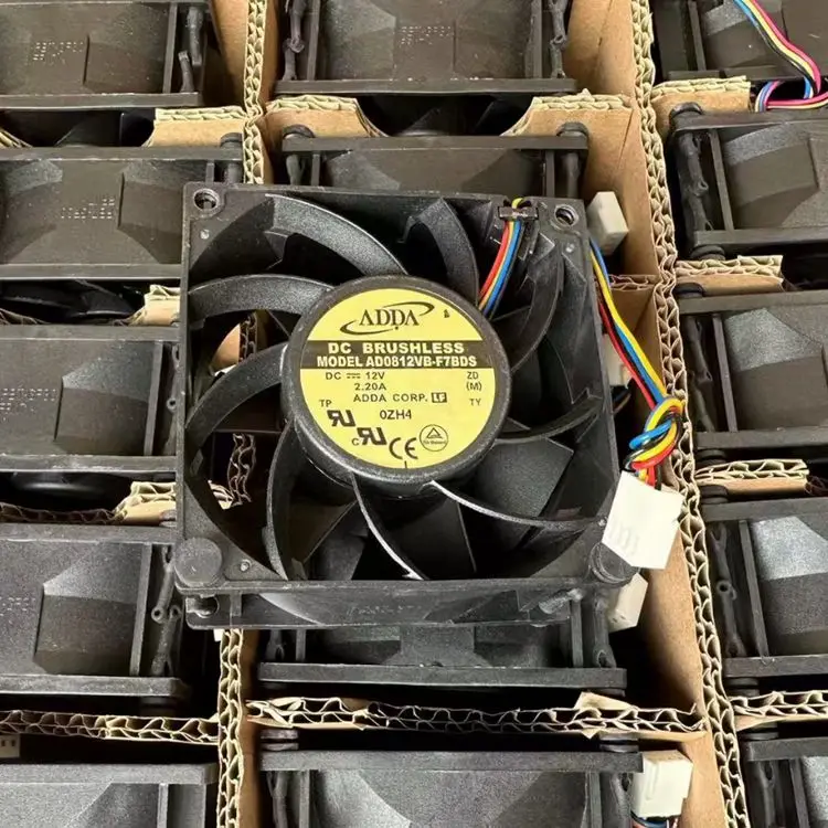 ADDA AD0812VB-F7BDS DC 12 В 2,20 А 80x80x38 мм 4-проводной охлаждающий вентилятор для сервера
ADDA AD0812VB-F7BDS DC 12 В 2,20 А 80x80x38 мм 4-проводной охлаждающий вентилятор для сервера