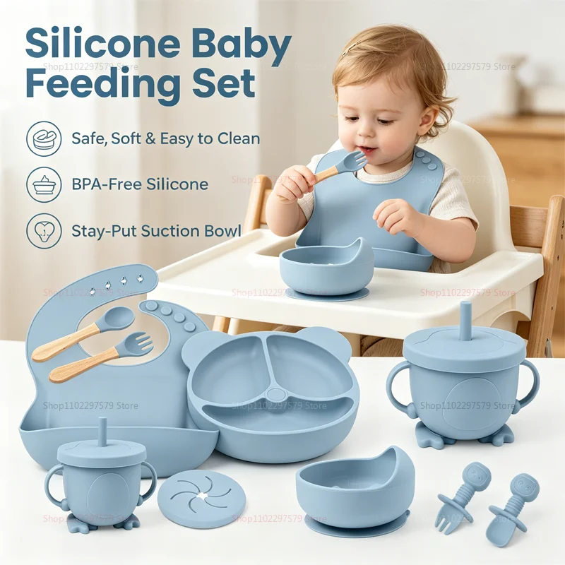 Baby Safe Silicone Dining Plate Suction Cartoon Children Dishes Feeding Toddler Training Tableware Retro Kids Smile Face Bowl
Baby Safe Silicone Dining Plate Suction Cartoon Children Dishes Feeding Toddler Training Tableware Retro Kids Smile Face Bowl