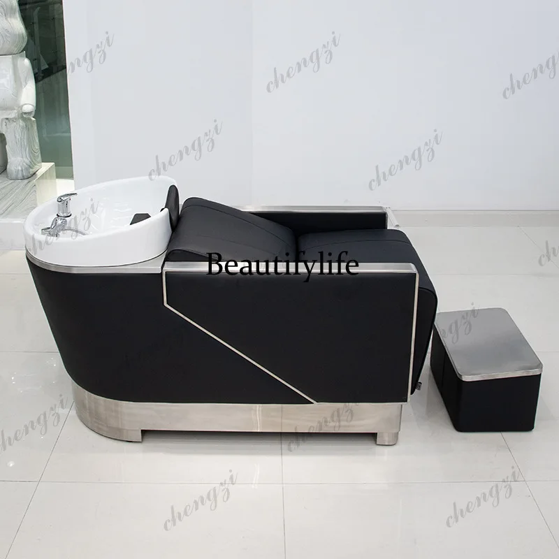PP Lounge Hair Wash Shampoo Chair Shower Modern Hairdressing Bed Shampoo Chair Simplicity PU Leather
PP Lounge Hair Wash Shampoo Chair Shower Modern Hairdressing Bed Shampoo Chair Simplicity PU Leather
