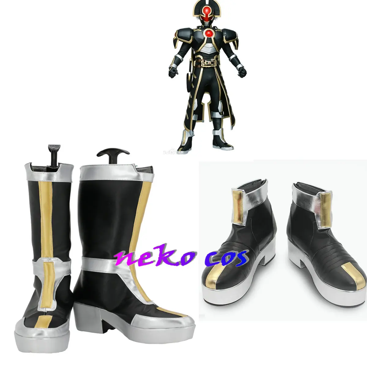 Костюм для косплея: ботинки Orga Faiz из Nekocos Rider Φ
Костюм для косплея: ботинки Orga Faiz из Nekocos Rider Φ