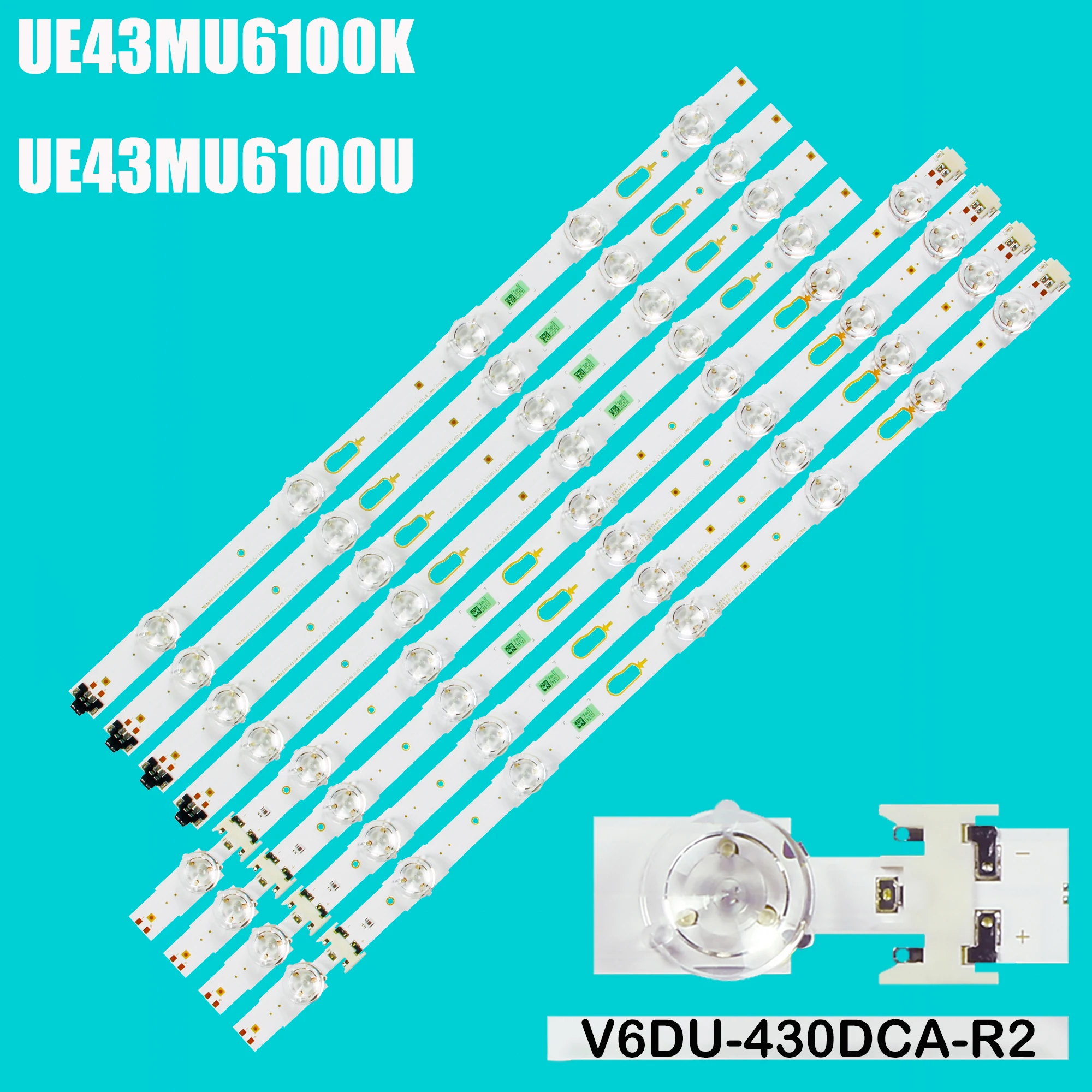 LED backlight strip for UE43KU7000 UE43MU7000 UE43MU6100 UA43KU6000 UA43KU7000 UA43MU6100 UE43KU6000 UE43MU7000U UE43MU7003U
LED backlight strip for UE43KU7000 UE43MU7000 UE43MU6100 UA43KU6000 UA43KU7000 UA43MU6100 UE43KU6000 UE43MU7000U UE43MU7003U