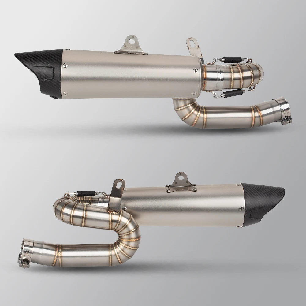 Slip on Motorcycle Exhaust System Roundabout Middle Link Pipe Carbon Muffler For TRIUMPH STREET TRIPLE 765 2017-2022
Slip on Motorcycle Exhaust System Roundabout Middle Link Pipe Carbon Muffler For TRIUMPH STREET TRIPLE 765 2017-2022