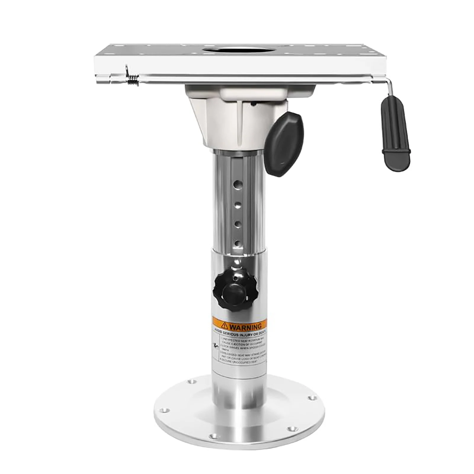 Adjustable Boat Seat Pedestal,of Aluminum Alloy, Suitable for Most Boat and Yacht, Height Adjustable from 35.2-48 CM
Adjustable Boat Seat Pedestal,of Aluminum Alloy, Suitable for Most Boat and Yacht, Height Adjustable from 35.2-48 CM