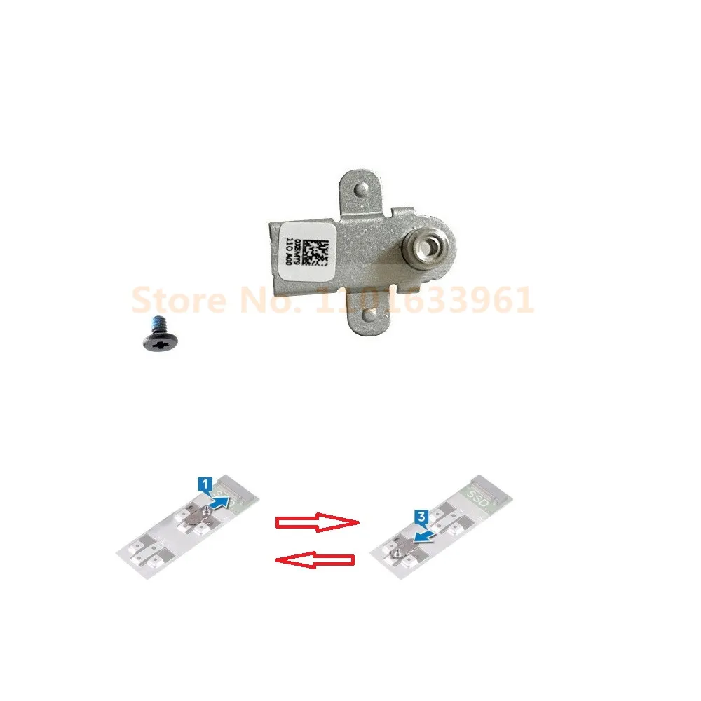 Replacement M.2 NGFF NVME 2230 2280 SSD Mounting Bracket Shield Holder Tray For Dell G15 5510 5511 5515 Laptops PN: X8MY9 0X8MY9
Replacement M.2 NGFF NVME 2230 2280 SSD Mounting Bracket Shield Holder Tray For Dell G15 5510 5511 5515 Laptops PN: X8MY9 0X8MY9