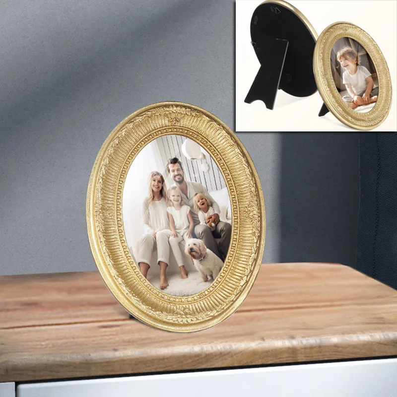 Retro Photo Frame Exquisite Home Decor Gold Ornament Frames Double Oval Home Ornament Decorative Resin Frames Exquisite
Retro Photo Frame Exquisite Home Decor Gold Ornament Frames Double Oval Home Ornament Decorative Resin Frames Exquisite