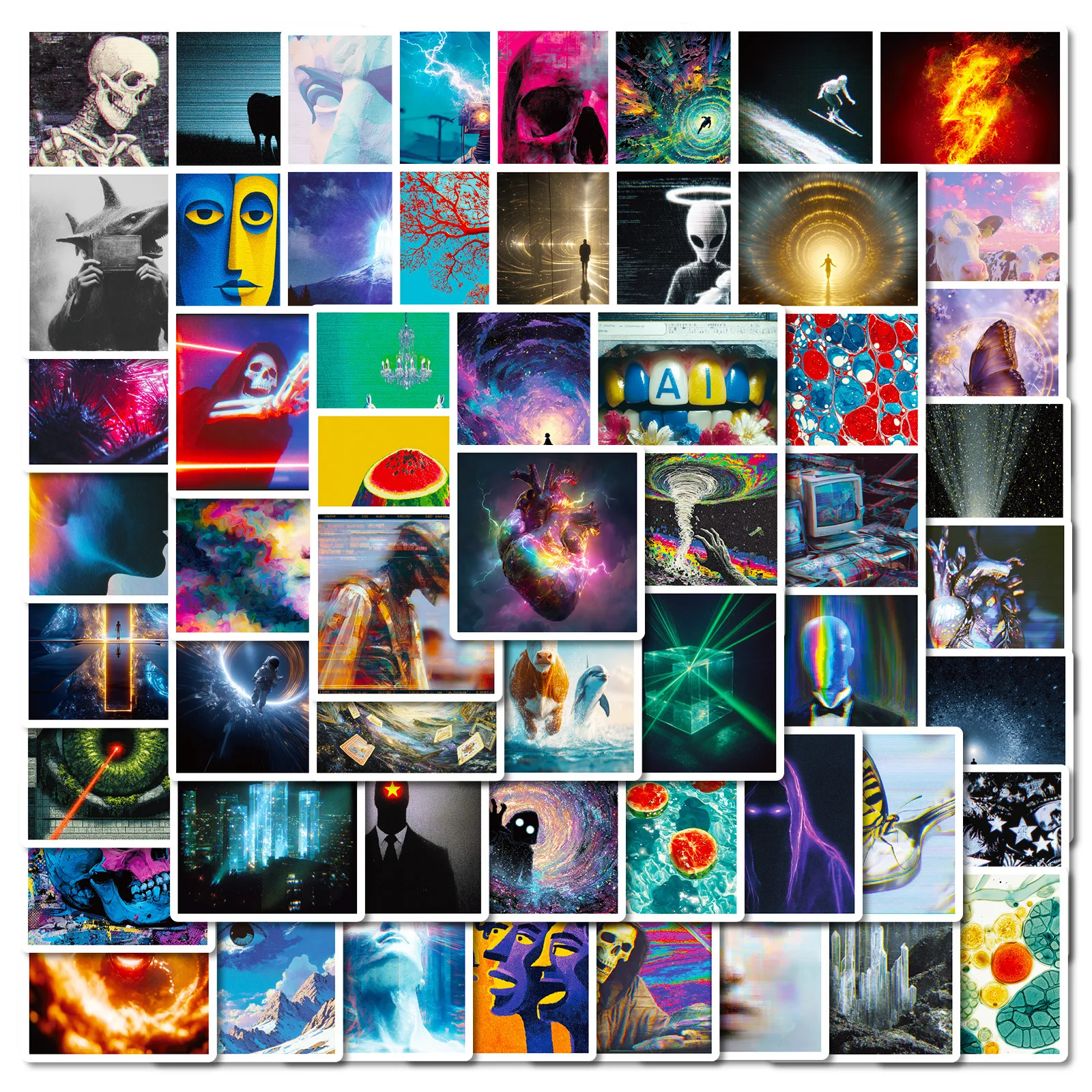 10/30/56PCS Fashion abstract Artistic Visual Dazzling Hues Graffiti Stickers Aesthetic DIY Scrapbook Laptop Stationery Luggage
10/30/56PCS Fashion abstract Artistic Visual Dazzling Hues Graffiti Stickers Aesthetic DIY Scrapbook Laptop Stationery Luggage