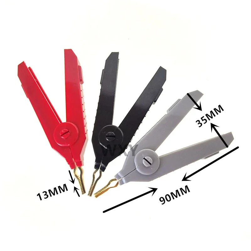 3pcs 90MM Alligator Clip 20A Copper Alligator Kelvin Copper Gold Plated Clip White+ Black + Red
3pcs 90MM Alligator Clip 20A Copper Alligator Kelvin Copper Gold Plated Clip White+ Black + Red