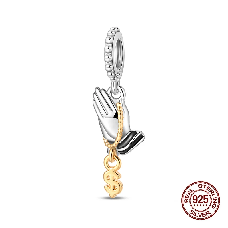 New Charms 925 Sterling Silver Prayer US Dollar Pendants Charms Fit Original Charms Bracelets Beads DIY Jewerlry Accessories
New Charms 925 Sterling Silver Prayer US Dollar Pendants Charms Fit Original Charms Bracelets Beads DIY Jewerlry Accessories
