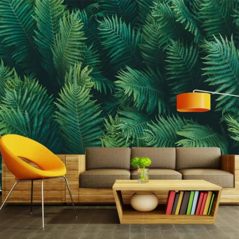Custom wallpaper hand-painted European tropical rainforest Southeast Asia mural green dripping Guanyin plant leaf TV background
Custom wallpaper hand-painted European tropical rainforest Southeast Asia mural green dripping Guanyin plant leaf TV background