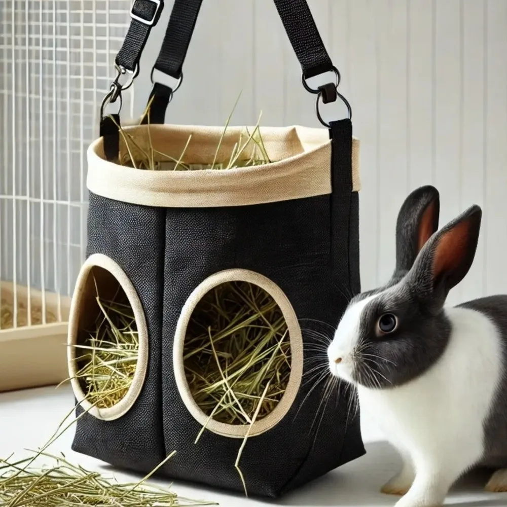 Food Storage Bag Hanging Rabbit Feed Bag Eco-Friendly Canvas Herbivore Bags Chew Proof Hay Bag For Rabbit Dutch Pig
Food Storage Bag Hanging Rabbit Feed Bag Eco-Friendly Canvas Herbivore Bags Chew Proof Hay Bag For Rabbit Dutch Pig
