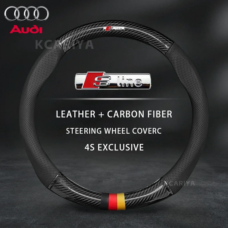 Противоскользящая оплетка на руль из карбона и кожи для Audi A3 A4 A5 A6 A7 A8 Q1 Q2 Q3 Q5 Q7 Q8 S3 S4 S5 S6 RS3 RS4 RS5 TT
Противоскользящая оплетка на руль из карбона и кожи для Audi A3 A4 A5 A6 A7 A8 Q1 Q2 Q3 Q5 Q7 Q8 S3 S4 S5 S6 RS3 RS4 RS5 TT