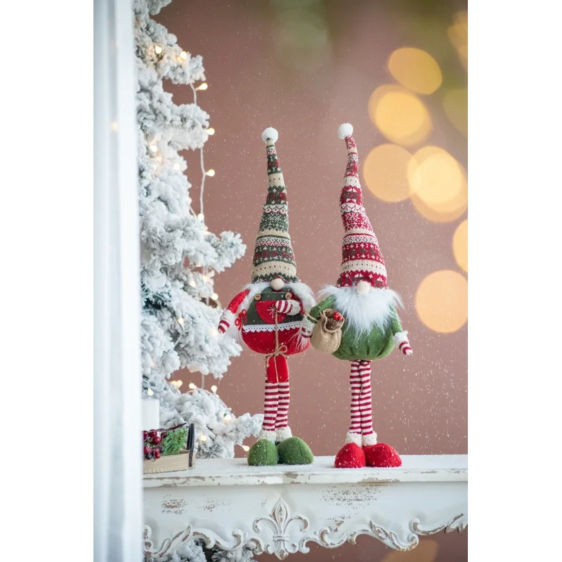 Holiday Gnome Decor with Knit Hat, Fabric Standing Figure, 8.7x5.5x29.5 Inch
Holiday Gnome Decor with Knit Hat, Fabric Standing Figure, 8.7x5.5x29.5 Inch
