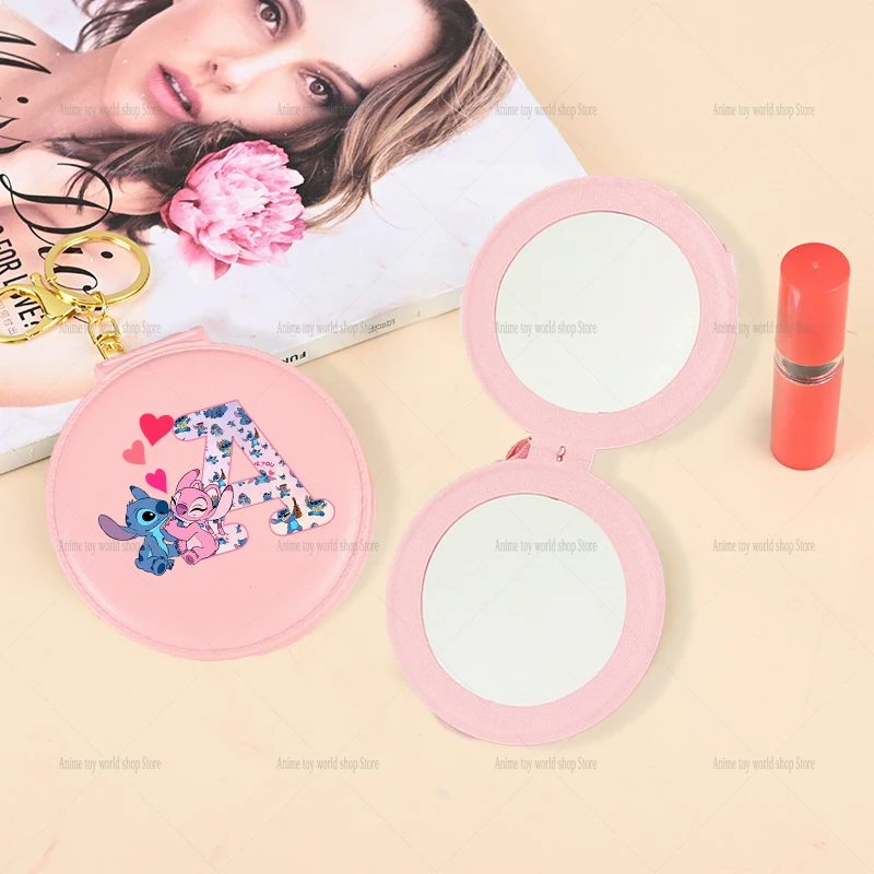 Stitch Letter A-Z Mirror Foldable Makeup Mirror Portable Double-Sided Student Dormitory Desktop Small Gift Mini Pocket Mirror
Stitch Letter A-Z Mirror Foldable Makeup Mirror Portable Double-Sided Student Dormitory Desktop Small Gift Mini Pocket Mirror