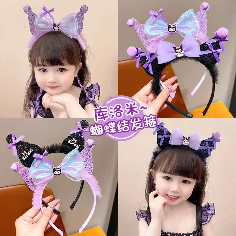 Cartoon Kurumi cute hair bands girls sweet bow headband little girl broken hair organizing artifacts
Cartoon Kurumi cute hair bands girls sweet bow headband little girl broken hair organizing artifacts