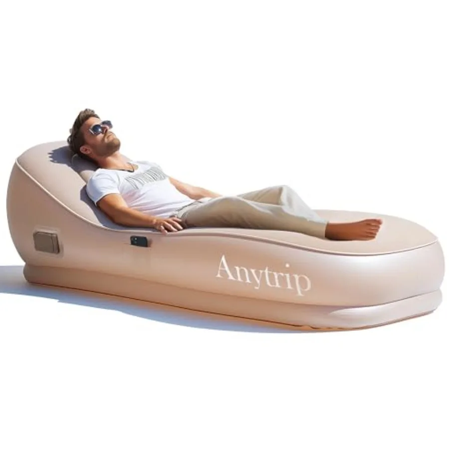 Inflatable Couch Air Sofa for Home Camping Traveling Outdoor, PVC Material, Gray, Built-in Pump Portable Self-Inflating Design
Inflatable Couch Air Sofa for Home Camping Traveling Outdoor, PVC Material, Gray, Built-in Pump Portable Self-Inflating Design