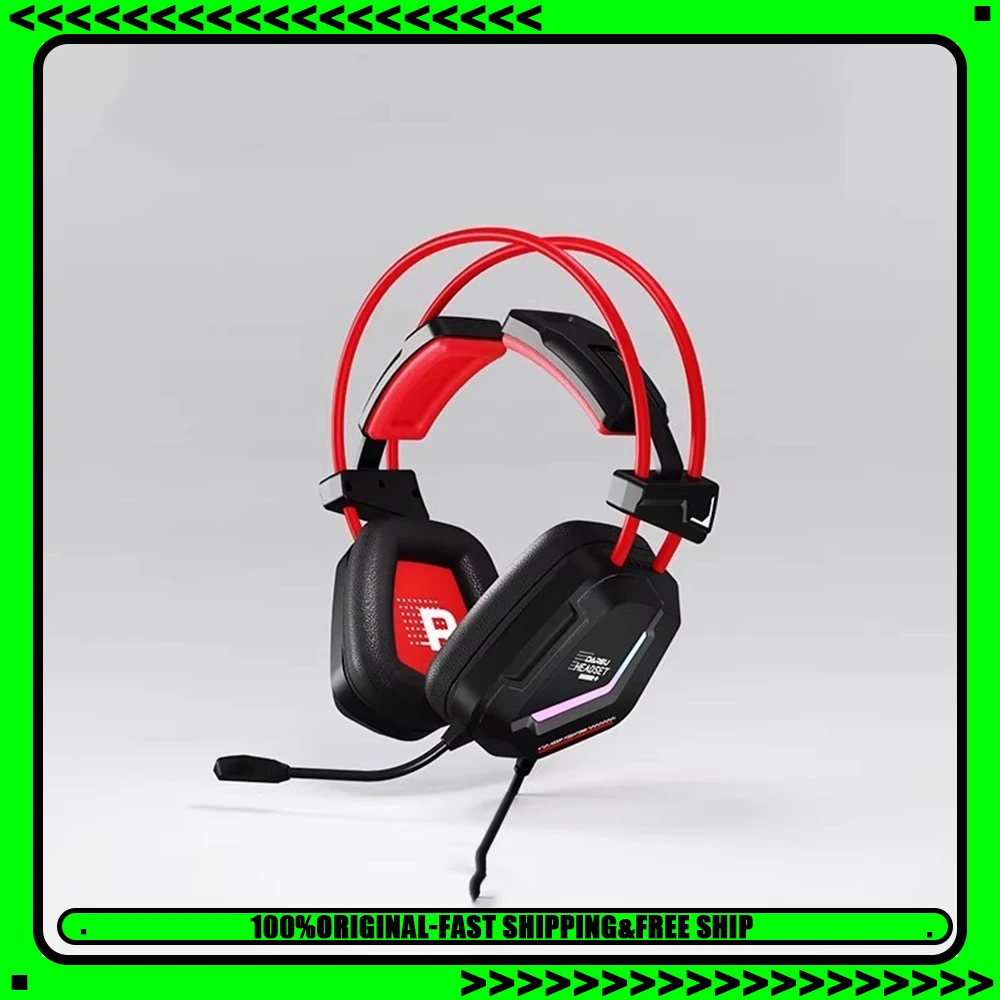 Наушники Dareu EH733 с игровым чипом BBH, адаптацией формы кушетки головы, 50-мм динамиками, RGB-подсветкой, микрофоном с шумоподавлением ENC, для ПК, подарки
Наушники Dareu EH733 с игровым чипом BBH, адаптацией формы кушетки головы, 50-мм динамиками, RGB-подсветкой, микрофоном с шумоподавлением ENC, для ПК, подарки