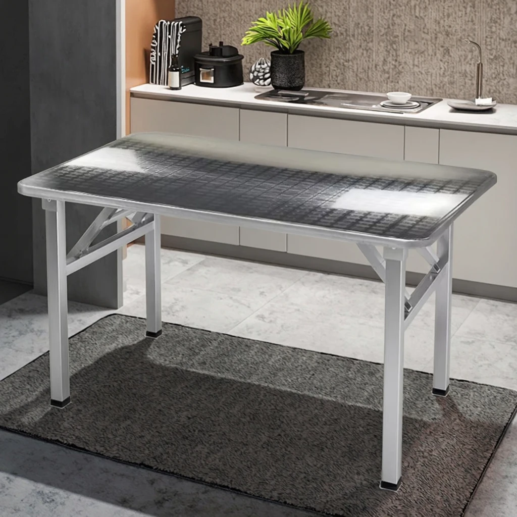 Modern Design Portable Stainless Steel Folding Dinner Table for Indoor Outdoor for Restaurant Hotel Kitchen for Camping Dinning
Modern Design Portable Stainless Steel Folding Dinner Table for Indoor Outdoor for Restaurant Hotel Kitchen for Camping Dinning