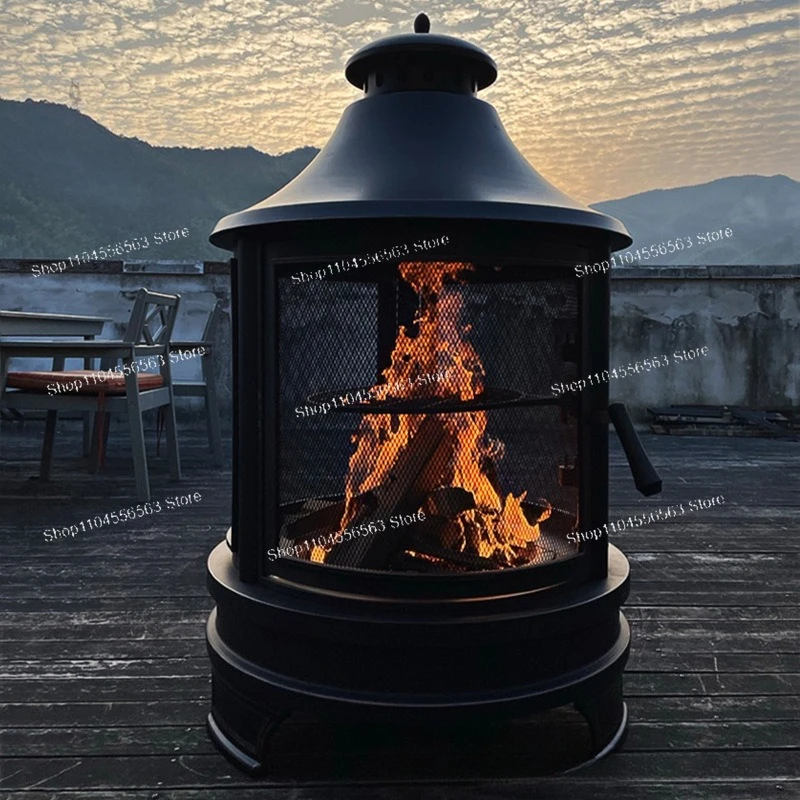 Outdoor Garden Fire Pit with Grill, Wood & Charcoal BBQ Stove for Patio, Backyard, and Camping
Outdoor Garden Fire Pit with Grill, Wood & Charcoal BBQ Stove for Patio, Backyard, and Camping