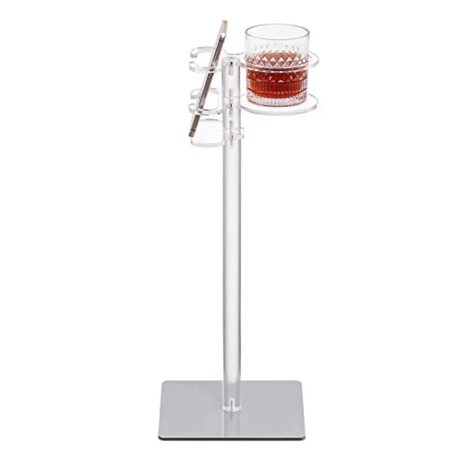 Acrylic Drink Table for Small Space - Sofa Side Table for Drinks Remotes Phones - Metal Base 7.9'' L x 7.9'' W x 20.1'' H
Acrylic Drink Table for Small Space - Sofa Side Table for Drinks Remotes Phones - Metal Base 7.9'' L x 7.9'' W x 20.1'' H