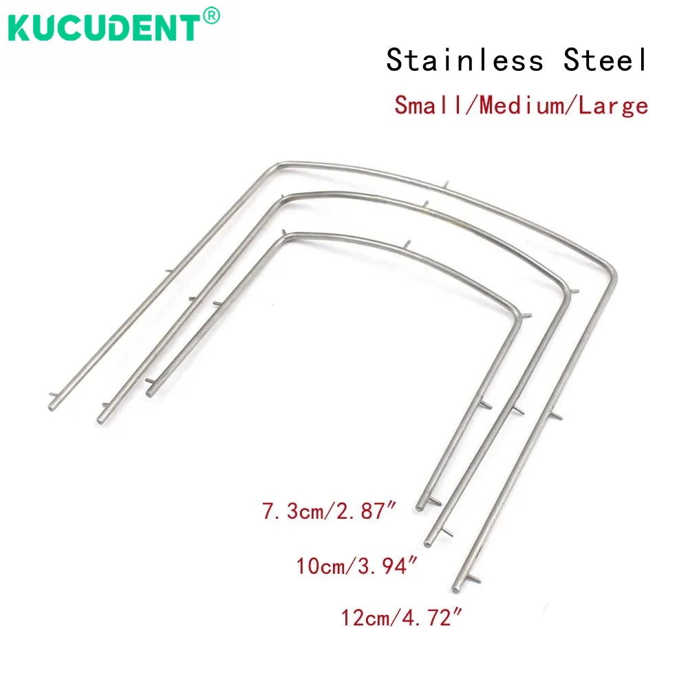 1 PC Stainless Steel Dental Rubber Dam Frame Holder Surgical Clamps Autoclavable for Dentistry Lab Materials Instruments Tools
1 PC Stainless Steel Dental Rubber Dam Frame Holder Surgical Clamps Autoclavable for Dentistry Lab Materials Instruments Tools
