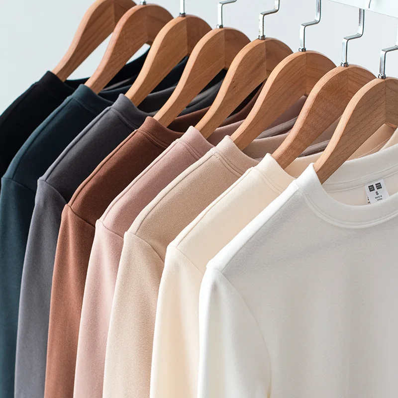 Double-Sided Fleece Warm Long-Sleeve-Shirt Autumn Winter Thickened Fleece Thermal Inner Wear Single Layer Top Base Shirt
Double-Sided Fleece Warm Long-Sleeve-Shirt Autumn Winter Thickened Fleece Thermal Inner Wear Single Layer Top Base Shirt