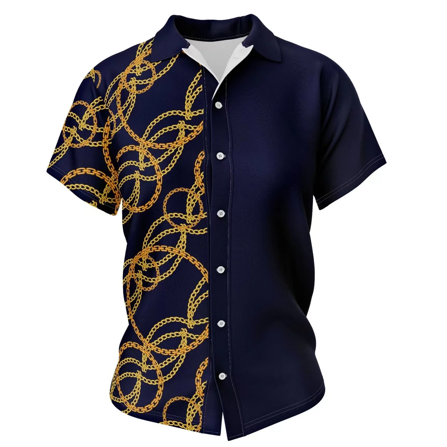 Faionable Printed ort Sve irt for Men Spring Summer Casual Loose Fit Thin Material Wide Collar Youthful ular
Faionable Printed ort Sve irt for Men Spring Summer Casual Loose Fit Thin Material Wide Collar Youthful ular