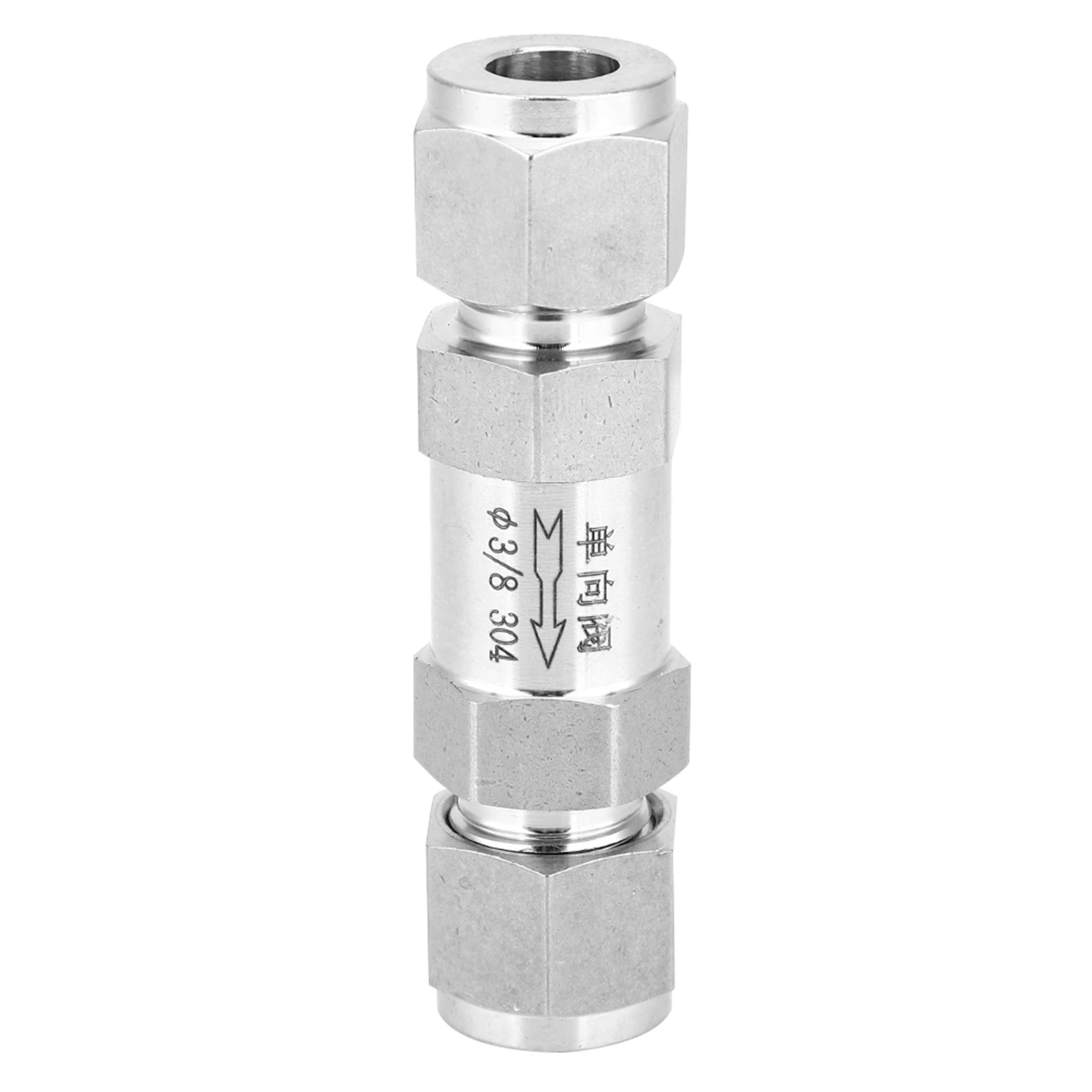 Stainless Steel Check Valve BSPP Female Thread One Way Valve for Water Oil Gas Pipe Connection304 3/8 inch
Stainless Steel Check Valve BSPP Female Thread One Way Valve for Water Oil Gas Pipe Connection304 3/8 inch