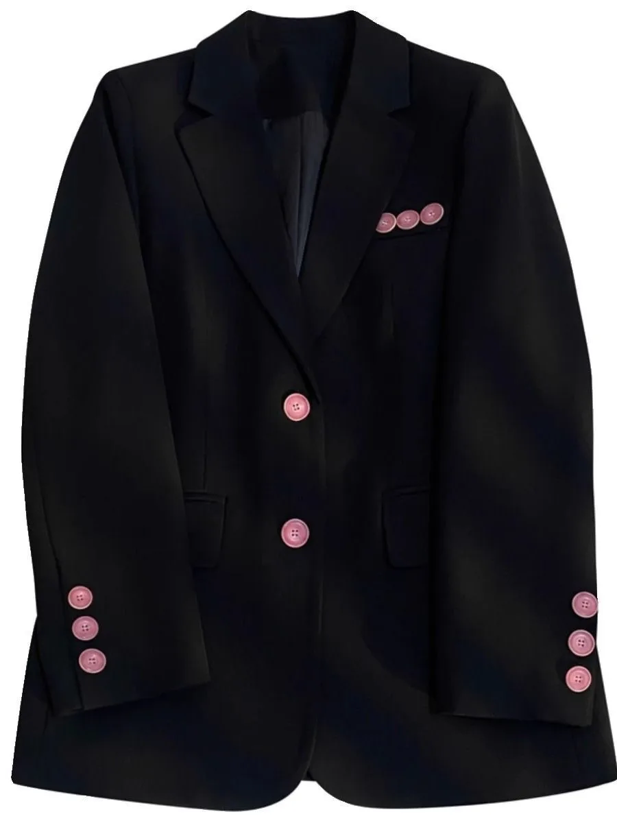 Women's Korean Style Blazer, Niche Design Casual Fashion Pink Suit Jacket, 2026 Spring New Arrival
Women's Korean Style Blazer, Niche Design Casual Fashion Pink Suit Jacket, 2026 Spring New Arrival