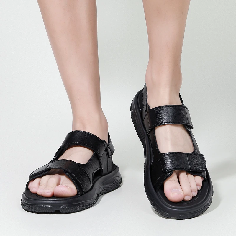 Brand Men Sandals Summer Fashion Beach Shoes Men Driving Outwear Sandals Trendy Leather Comfort Soft Sole Anti Slip Man Sandals
Brand Men Sandals Summer Fashion Beach Shoes Men Driving Outwear Sandals Trendy Leather Comfort Soft Sole Anti Slip Man Sandals