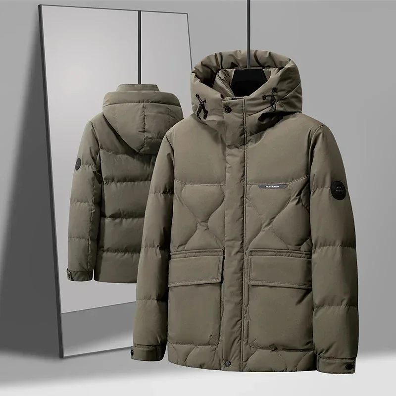 COZOK Men's Winter Jackets 2025 New Hooded Casual Thickened Coat Designer Clothing Cold Protection
COZOK Men's Winter Jackets 2025 New Hooded Casual Thickened Coat Designer Clothing Cold Protection