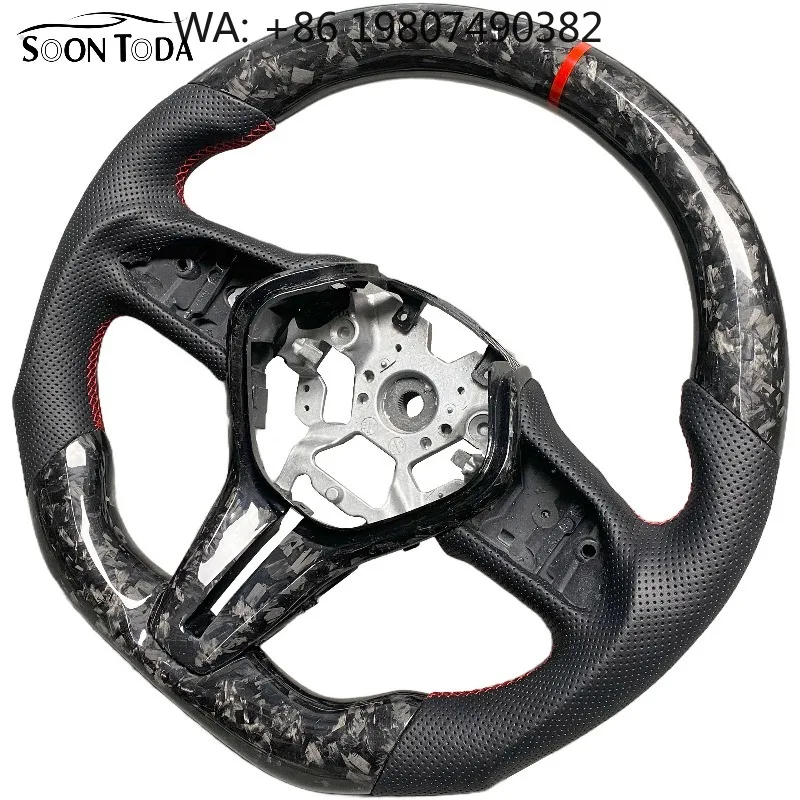 3 Spoke LED Display Forged Carbon Steering Wheel, Custom Sport Parts Fit Modern Luxury Sport Sedan Series Aftermarket Vehicle Mo
3 Spoke LED Display Forged Carbon Steering Wheel, Custom Sport Parts Fit Modern Luxury Sport Sedan Series Aftermarket Vehicle Mo