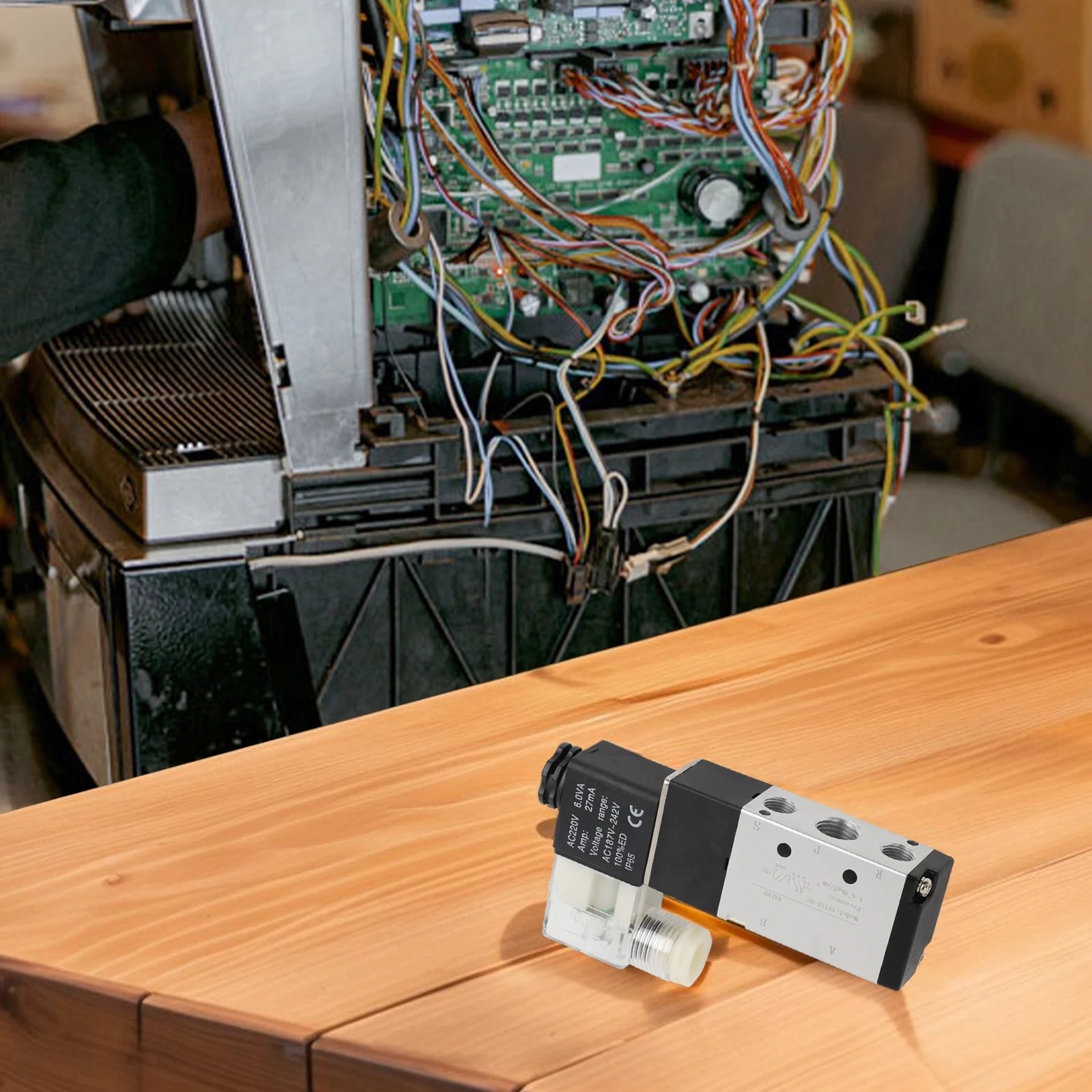 Электромагнитный электромагнитный клапан, пневматический 4V210-08, 5-ходовой, 2-позиционный, воздушный, 1 4 BSPT, переменный ток 220 В, 0,15 0,8 МПа, 50 мс
Электромагнитный электромагнитный клапан, пневматический 4V210-08, 5-ходовой, 2-позиционный, воздушный, 1 4 BSPT, переменный ток 220 В, 0,15 0,8 МПа, 50 мс