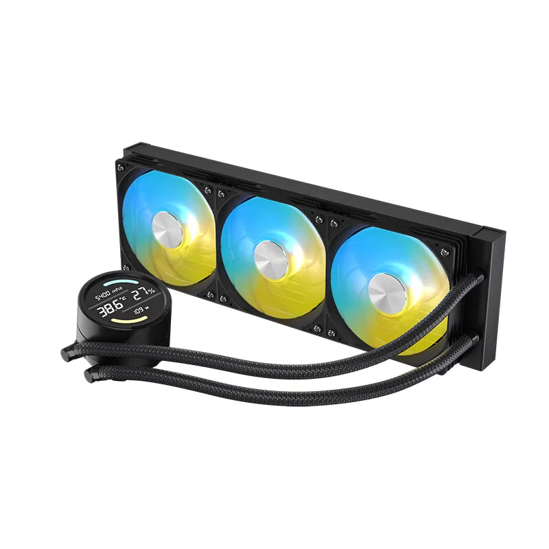 SilverStone E360 BLACK ARGB Встроенный радиатор водяного охлаждения процессора в рассказном цифровом экране дисплея для корпуса компьютера
SilverStone E360 BLACK ARGB Встроенный радиатор водяного охлаждения процессора в рассказном цифровом экране дисплея для корпуса компьютера
