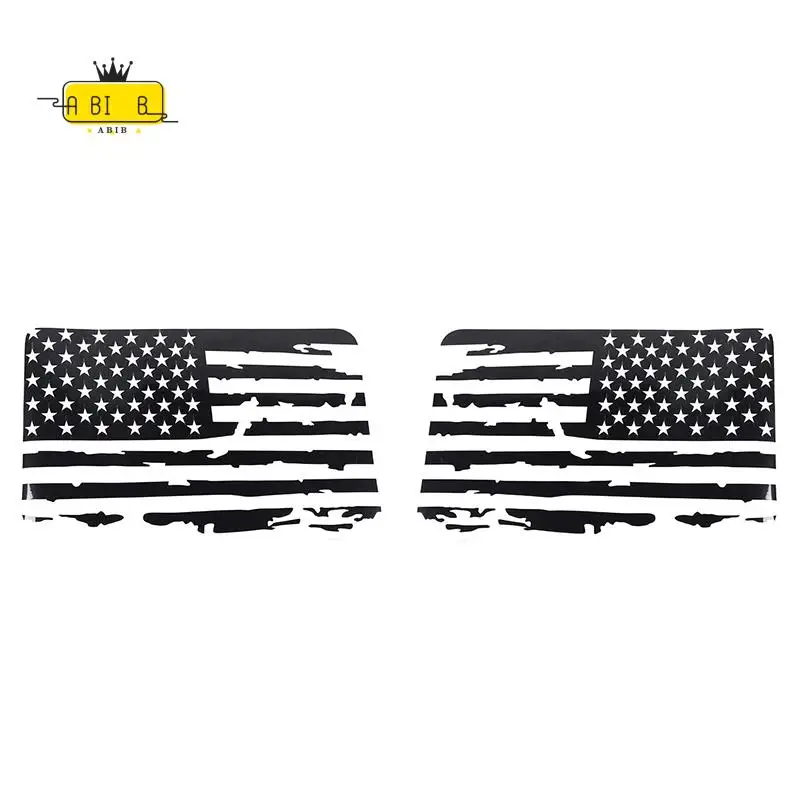 ABIB -Hardtop Window USA Distressed Flag Decals American Flag Stickers For Jeep Wrangler 2011-2017 JK 4 Door, 1 Pair 
ABIB -Hardtop Window USA Distressed Flag Decals American Flag Stickers For Jeep Wrangler 2011-2017 JK 4 Door, 1 Pair