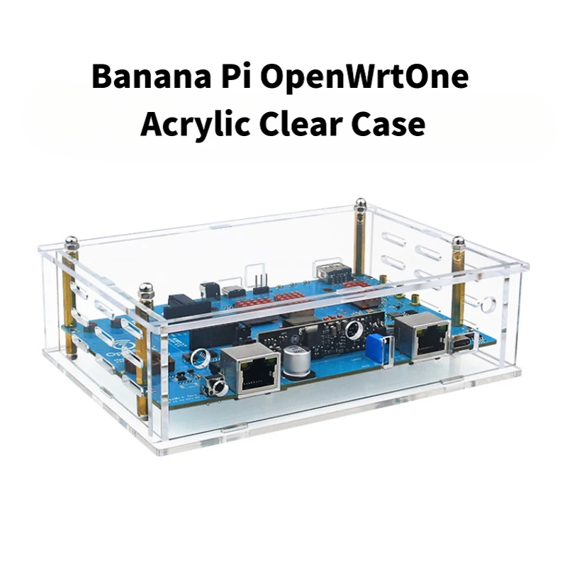 Banana Pi OpenWrtOne Acrylic Clear Case with External Antenna Support
Banana Pi OpenWrtOne Acrylic Clear Case with External Antenna Support