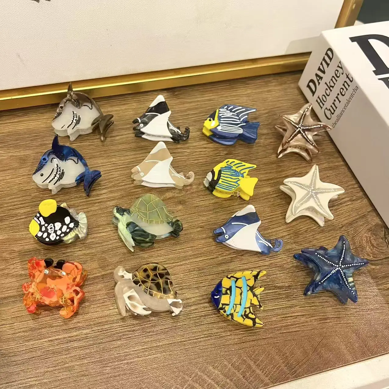 New Ocean Series Small Fish Starfish Acetate Hair Clips Cute Turtle Shark Hair Accessories
New Ocean Series Small Fish Starfish Acetate Hair Clips Cute Turtle Shark Hair Accessories