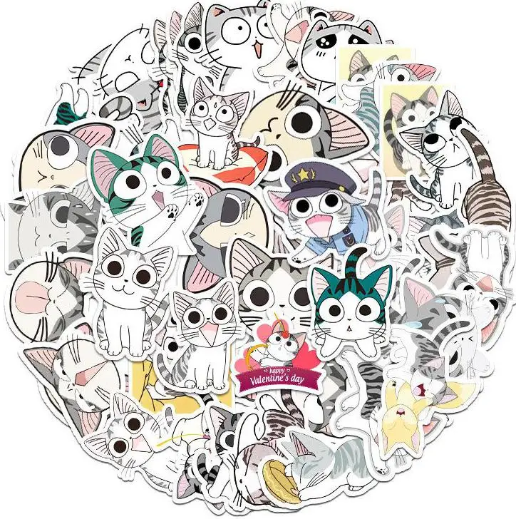 10/30/53pcs Cartoon Private Cat Stickers Creative Cheese Trunk Refrigerator Pencil Cases Notebook Car Cute Kids Girl Toys
10/30/53pcs Cartoon Private Cat Stickers Creative Cheese Trunk Refrigerator Pencil Cases Notebook Car Cute Kids Girl Toys