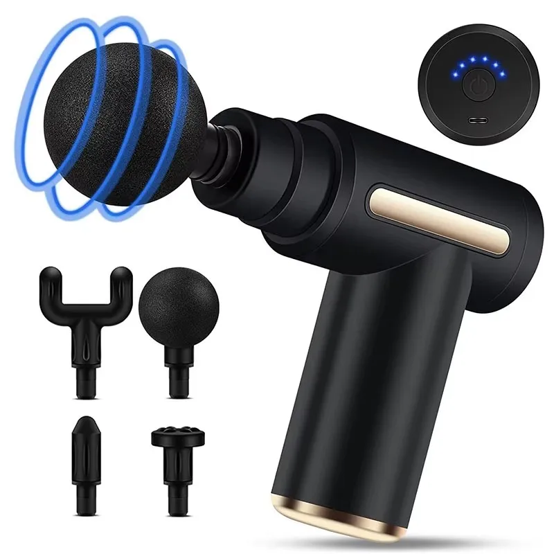 Mini Black Massage Gun, Powerful Vibration Fascia Gun, Portable Deep Tissue Impact Muscle Back Leg Massager, Small Massage Gun
Mini Black Massage Gun, Powerful Vibration Fascia Gun, Portable Deep Tissue Impact Muscle Back Leg Massager, Small Massage Gun