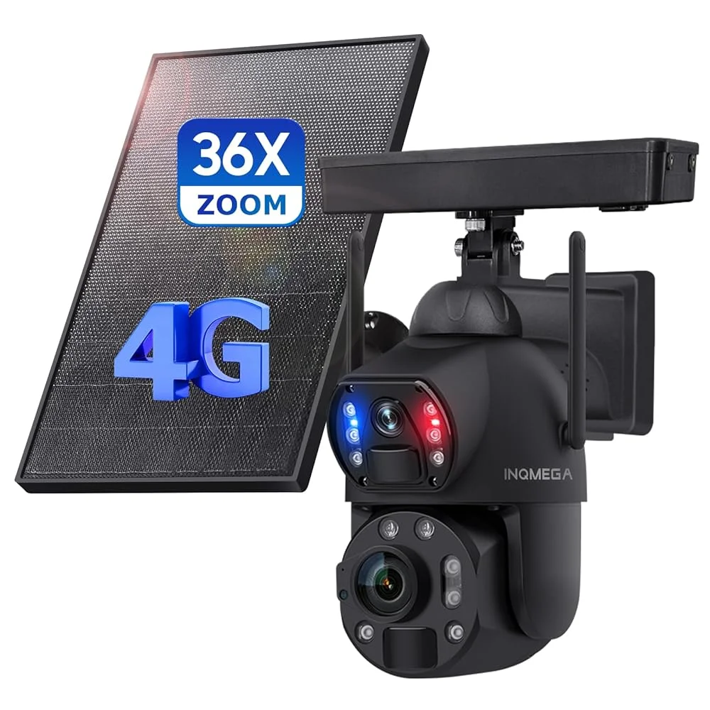 SHIWOJIA 36X ZOOM 8MP 4G SIM Solar Camera Outdoor 360° Wireless WIFI Battery Security Cameras with 10W Solar Panel PIR Video CCT
SHIWOJIA 36X ZOOM 8MP 4G SIM Solar Camera Outdoor 360° Wireless WIFI Battery Security Cameras with 10W Solar Panel PIR Video CCT
