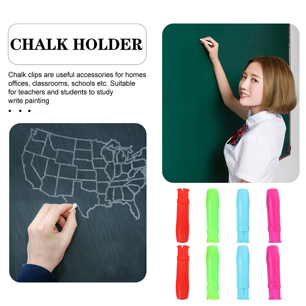 8 шт., держатель для мела, пластиковый водорастворимый регулируемый удлинитель мела, защитный зажим для школы, офиса, класса, красочный
8 шт., держатель для мела, пластиковый водорастворимый регулируемый удлинитель мела, защитный зажим для школы, офиса, класса, красочный