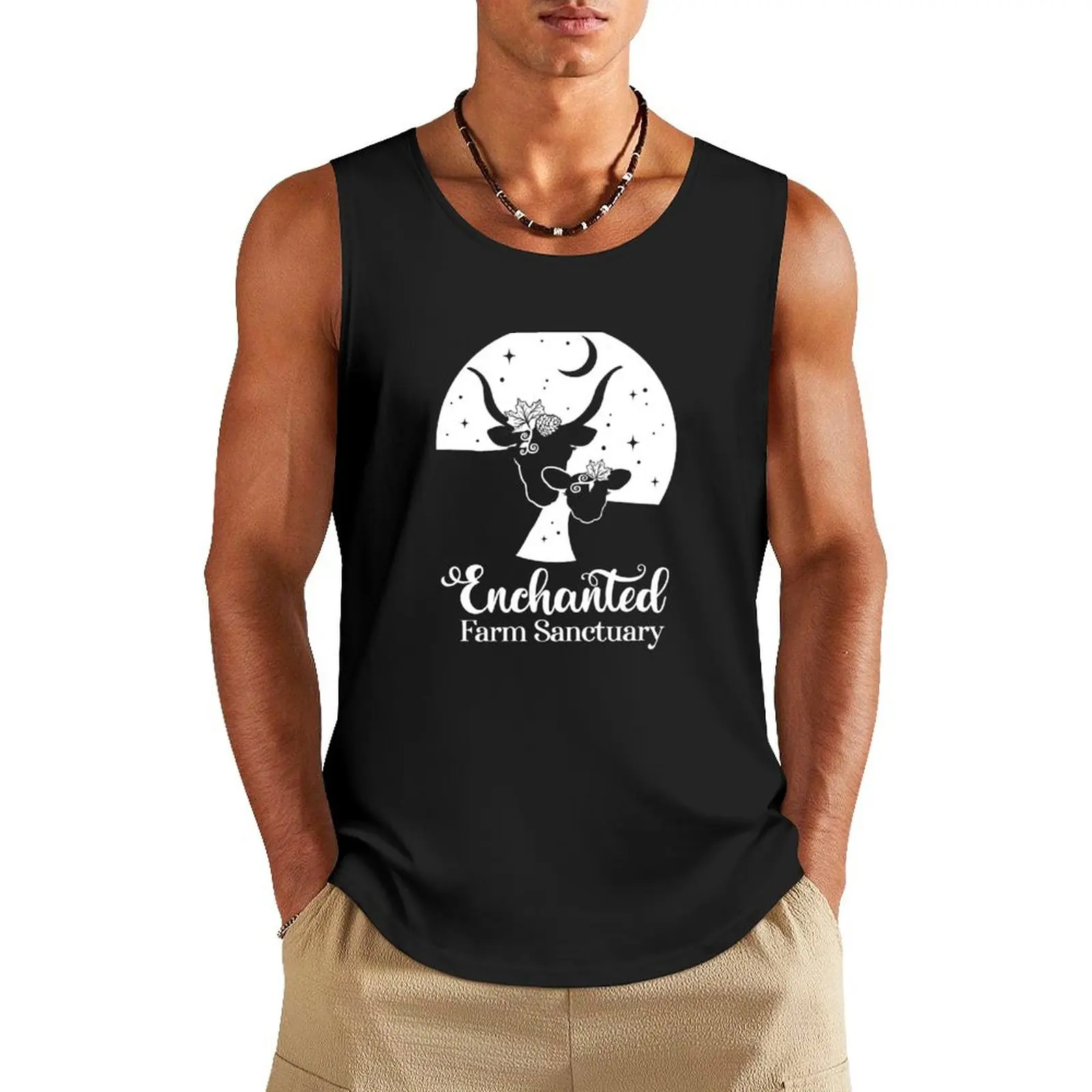 Enchanted Farm Sanctuary-Simple Logo for Dark Colors Tank Top gym for men Men's sports t-shirt men gym clothes for men
Enchanted Farm Sanctuary-Simple Logo for Dark Colors Tank Top gym for men Men's sports t-shirt men gym clothes for men