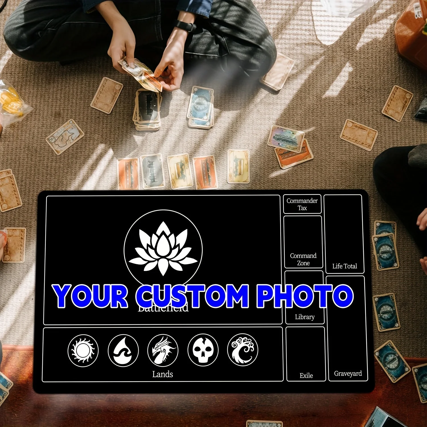 Настраиваемый игровой коврик MTG 35X60, резиновые коврики для игрового стола TCG/CCG, DIY Magic Card Game, коврик для мыши, вечерние игровые аксессуары, тематические аниме
Настраиваемый игровой коврик MTG 35X60, резиновые коврики для игрового стола TCG/CCG, DIY Magic Card Game, коврик для мыши, вечерние игровые аксессуары, тематические аниме