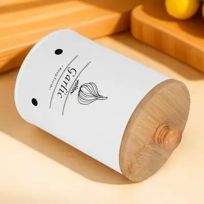 Bamboo Lid Storage Bucket Multi-Functional Kitchen Garlic Keeper Ginger Holder Egg Storage Container Home Restaurant Organizer
Bamboo Lid Storage Bucket Multi-Functional Kitchen Garlic Keeper Ginger Holder Egg Storage Container Home Restaurant Organizer