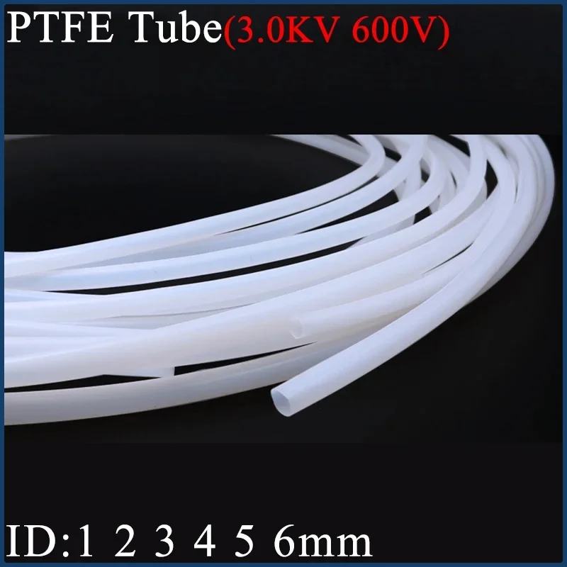 1/5M PTFE Tube For 3D Printer Parts Pipe 1mm 2mm 3mm 4mm 5mm 6mm Insulated Hose Rigid Pipe Temperature Corrosion Resistance 600V
1/5M PTFE Tube For 3D Printer Parts Pipe 1mm 2mm 3mm 4mm 5mm 6mm Insulated Hose Rigid Pipe Temperature Corrosion Resistance 600V