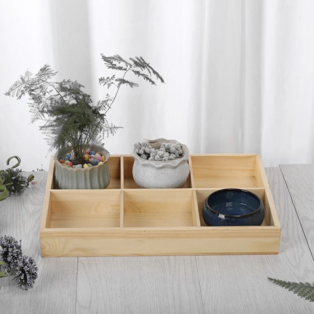 6 Compartments Watercolor Pen Storage Tray Pine Wood Container Desk Accessories Crayon Boxes Pencil Holder Makeup Brush
6 Compartments Watercolor Pen Storage Tray Pine Wood Container Desk Accessories Crayon Boxes Pencil Holder Makeup Brush